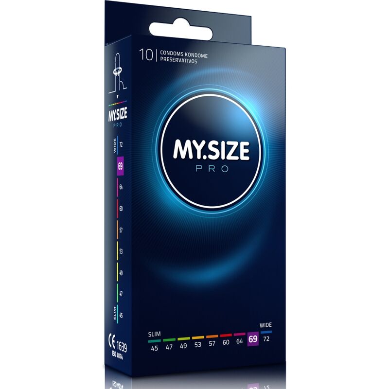 MY SIZE - PRO PRESERVATIVI 69 MM 10 UNIT – Taglia XL (grande)