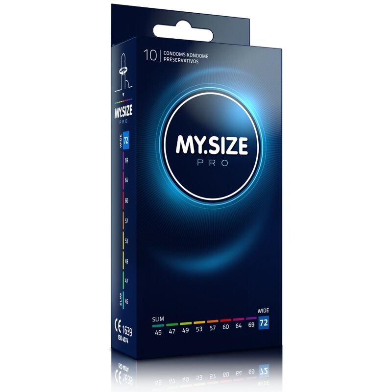 MY SIZE - PRO PRESERVATIVI 72 MM 10 UNIT – Taglia XL (grande)
