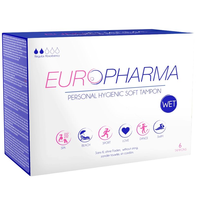 EUROPHARMA - TAMPONI AD AZIONE 6 UNITÀ – Tampone igienico