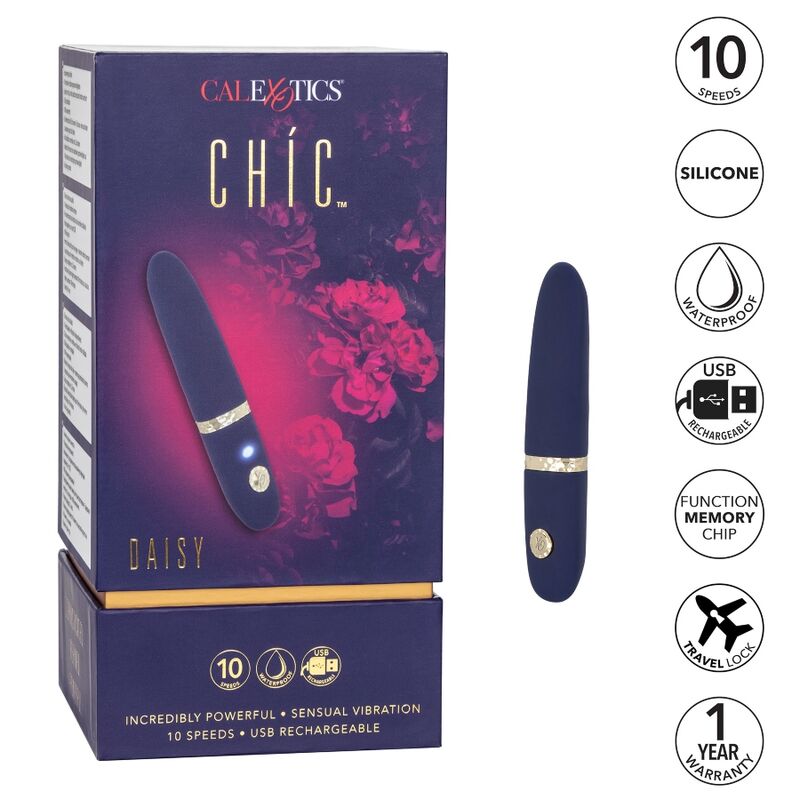 CALEXOTICS - MINI MASSAGGIATORE CHIC MARGHERITA – Per il clitoride – foto 7