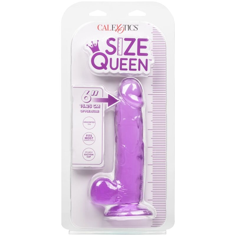 CALEXOTICS - DILDO REGINA TAGLIA VIOLA 15.3 CM – Falli senza vibrazioni – foto 4