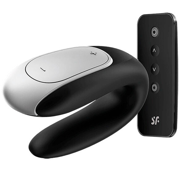 SATISFYER - VIBRATORE DOUBLE FUN PARTNER NERO – Telecomando – foto 2