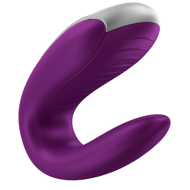 SATISFYER - VIBRATORE DOPPIO PARTNER DIVERTENTE VIOLA – Telecomando – foto 7