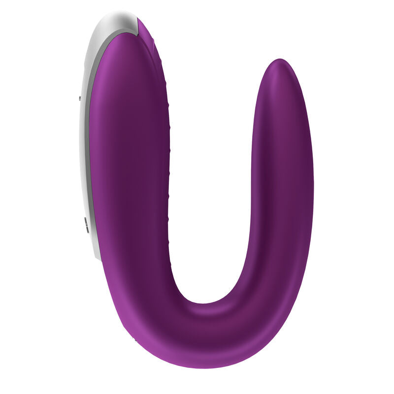 SATISFYER - VIBRATORE DOPPIO PARTNER DIVERTENTE VIOLA – Telecomando – foto 8