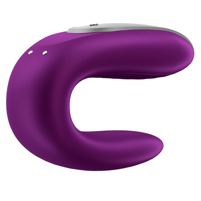 SATISFYER - VIBRATORE DOPPIO PARTNER DIVERTENTE VIOLA – Telecomando – foto 10