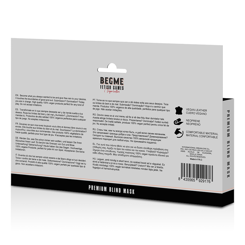 BEGME - BLACK EDITION PREMIUM MASCHERA DA CIECO – Maschere intere – foto 7