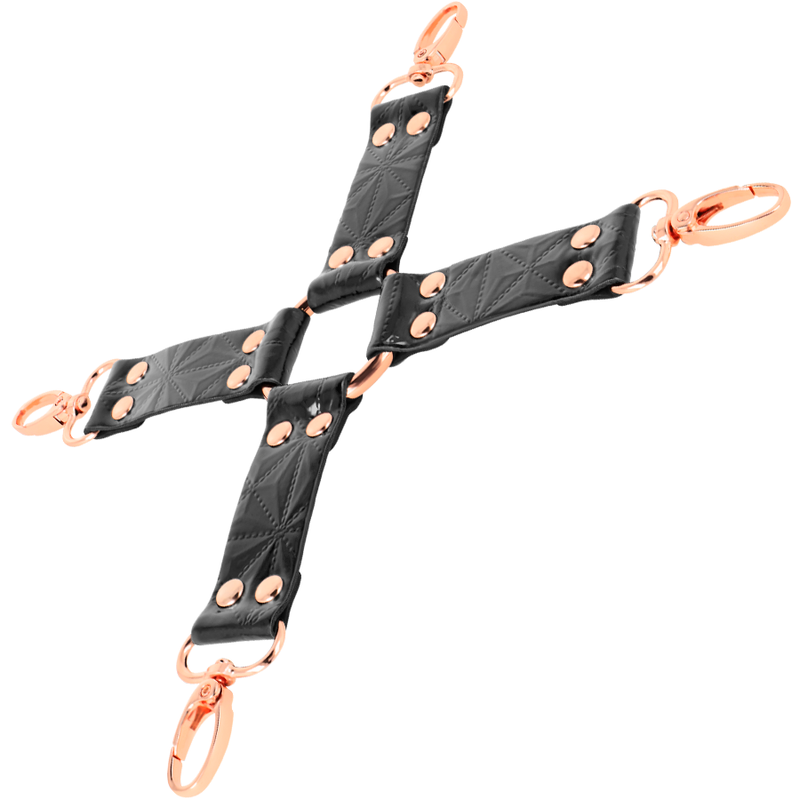 BEGME - BLACK EDITION HOG TIE IN PELLE VEGAN – Sistemare le manette – foto 3