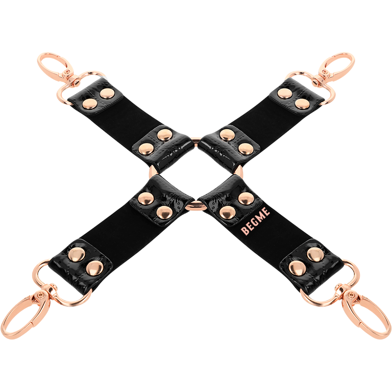 BEGME - BLACK EDITION HOG TIE IN PELLE VEGAN – Sistemare le manette – foto 4