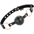 BEGME - BLACK EDITION BALL GAG VEGAN IN PELLE – Mascelle