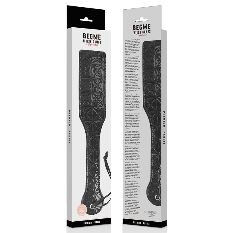 BEGME - PAGAIA IN PELLE VEGANA EDIZIONE NERA – Palette BDSM – foto 4