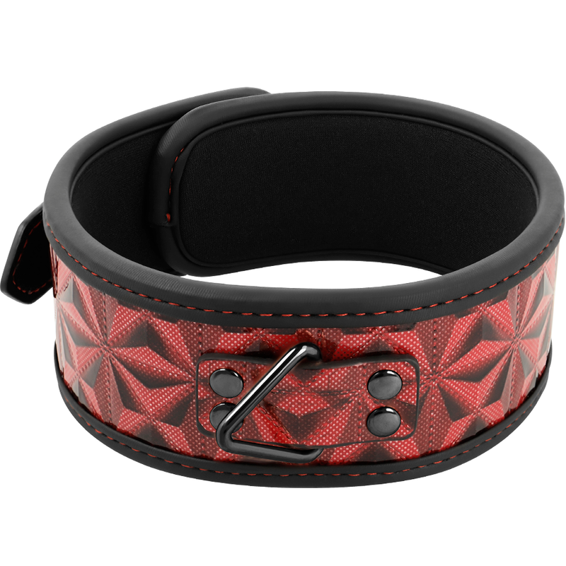 BEGME - COLLARE IN PELLE VEGANA PREMIUM RED EDITION CON FODERA IN NEOPRENE – Collane – foto 3