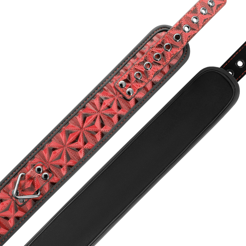 BEGME - COLLARE IN PELLE VEGANA PREMIUM RED EDITION CON FODERA IN NEOPRENE – Collane – foto 4