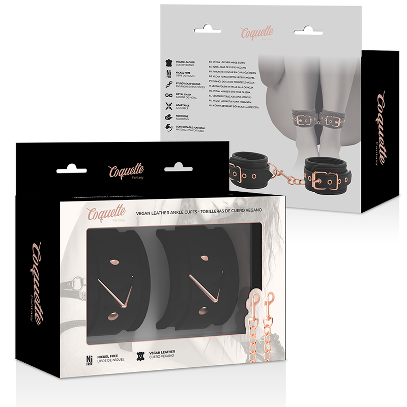 COQUETTE CHIC DESIRE - POLSINI ALLA CAVIGLIA FANTASIA CON FODERA IN NEOPRENE – Mogli – foto 8