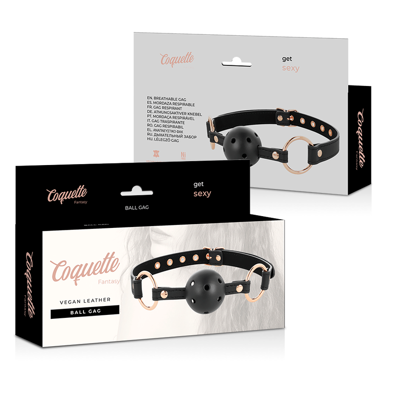 COQUETTE CHIC DESIRE - BALL GAG TRASPIRANTE FANTASIA – Mascelle – foto 6
