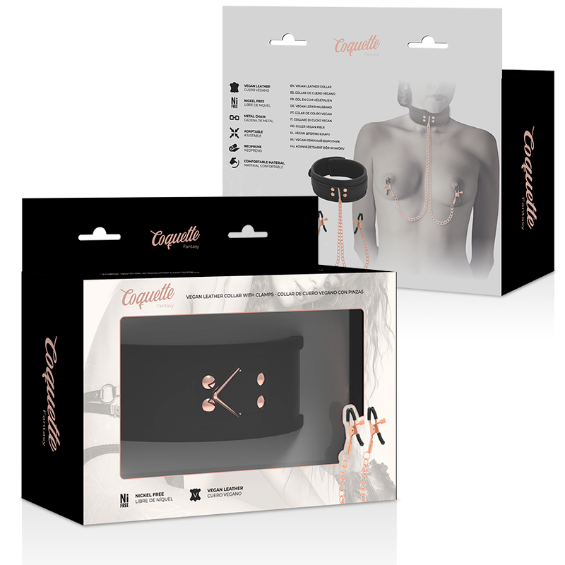 COQUETTE CHIC DESIRE - COLLANA CON PINZA PER CAPEZZOLI FANTASIA CON FODERA IN NEOPRENE – Collane – foto 9