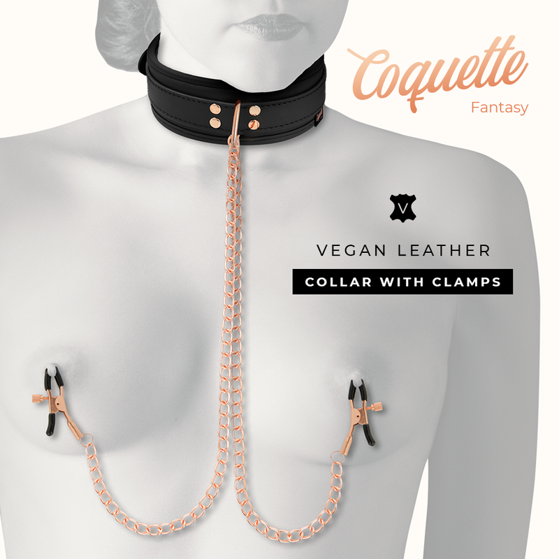 COQUETTE CHIC DESIRE - COLLANA CON PINZA PER CAPEZZOLI FANTASIA CON FODERA IN NEOPRENE – Collane – foto 2