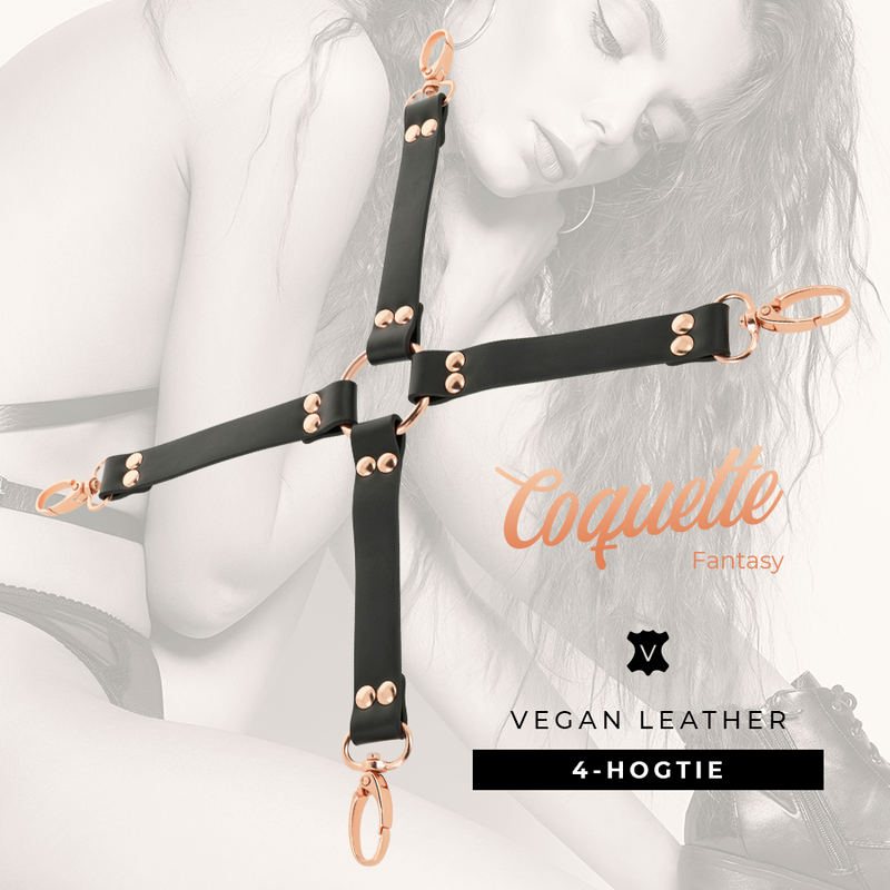 COQUETTE CHIC DESIRE - CRAVATTA FANTASIA IN PELLE VEGANA – Sistemare le manette – foto 3