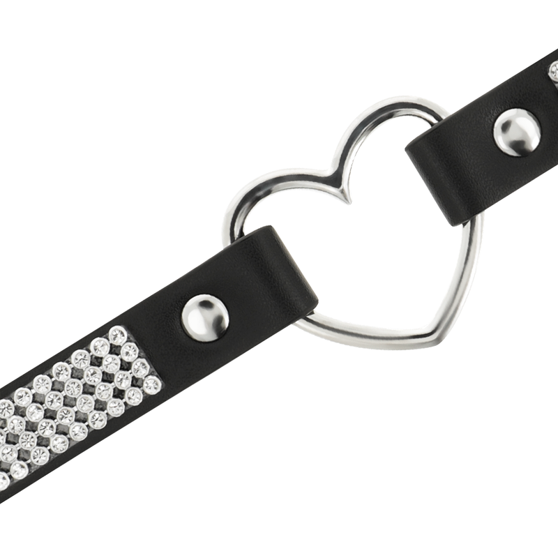 COQUETTE CHIC DESIRE - GIROCOLLO IN PELLE VEGANA CON CUORE – Collane – foto 4