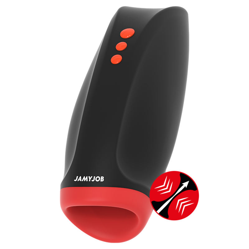 JAMYJOB - MASTURBATORE NOVAX CON VIBRAZIONE E COMPRESSIONE – Masturbatore automatico – foto 4