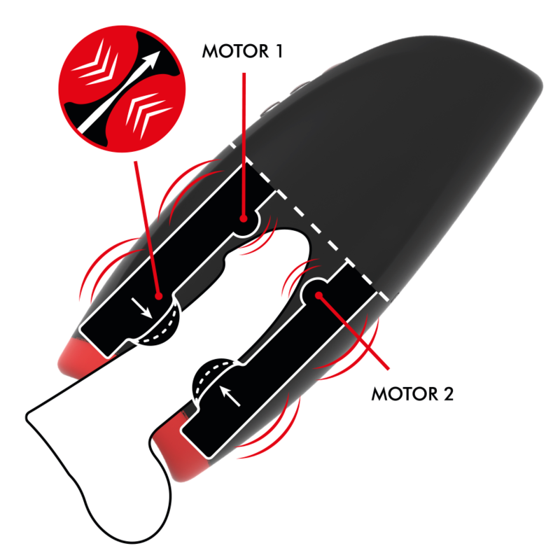 JAMYJOB - MASTURBATORE NOVAX CON VIBRAZIONE E COMPRESSIONE – Masturbatore automatico – foto 3