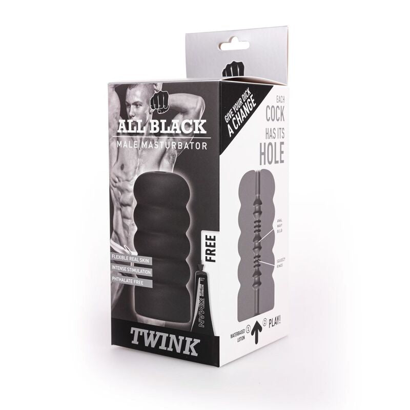 ALL BLACK - TWINK MASTURBATORE – Vari masturbatori – foto 2