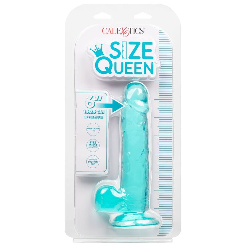 CALEXOTICS - DILDO REGINA TAGLIA BLU 15.3 CM – Falli senza vibrazioni – foto 6
