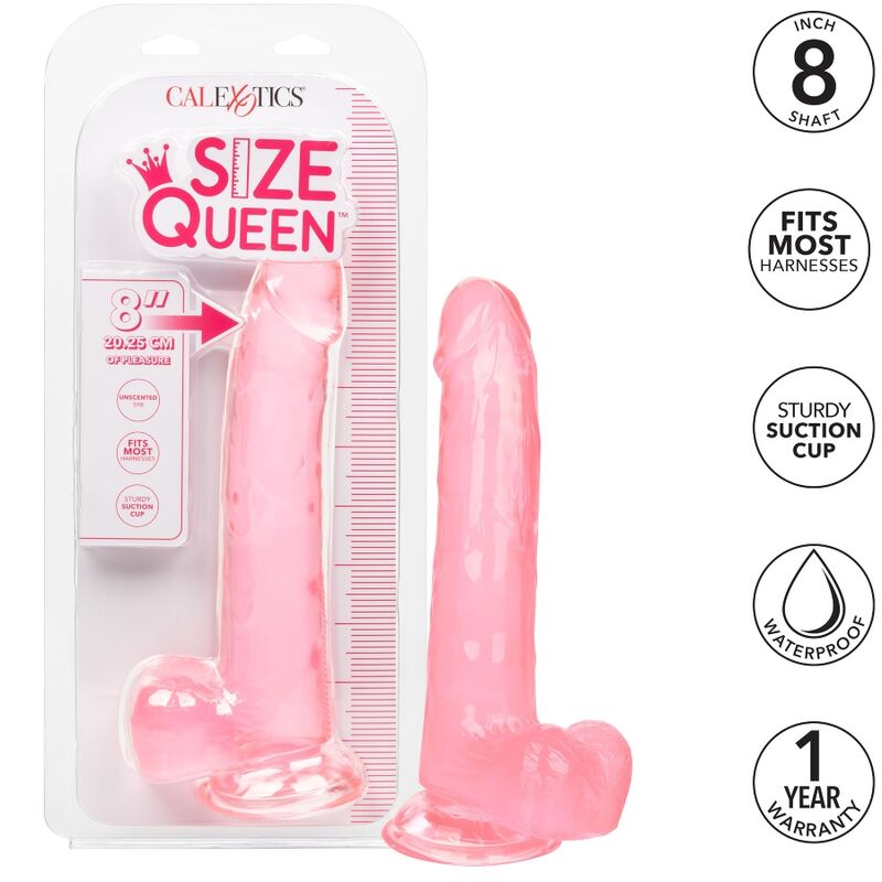 CALEXOTICS - DILDO REGINA TAGLIA ROSA 20.3 CM – Falli senza vibrazioni – foto 2