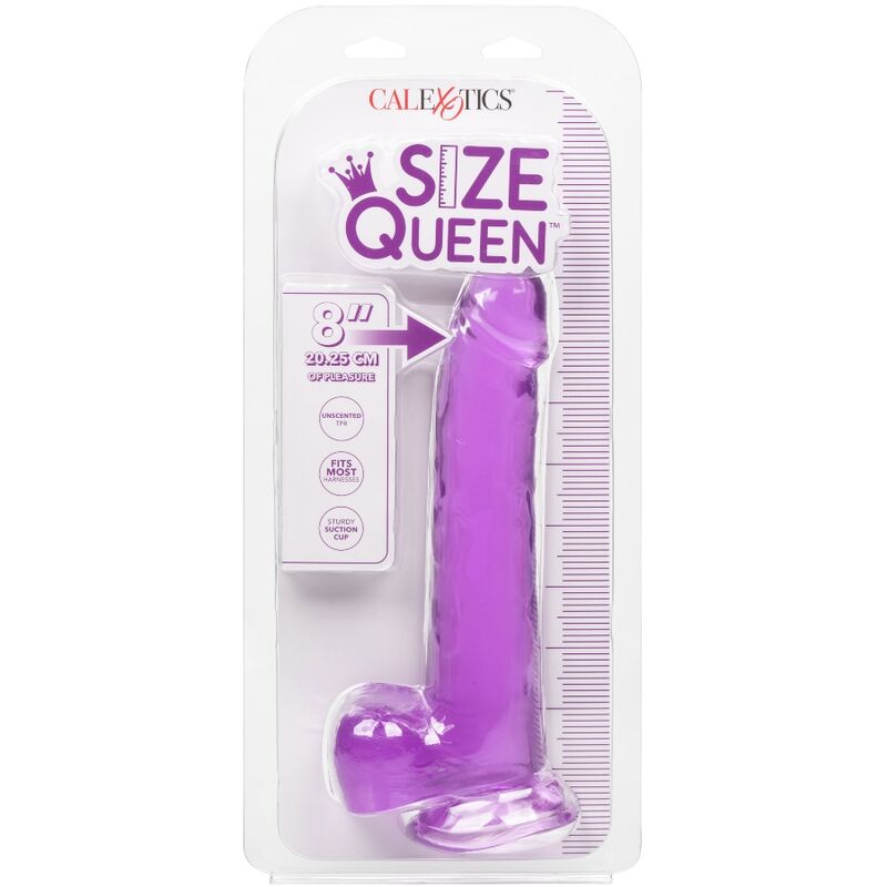 CALEXOTICS - DILDO REGINA TAGLIA VIOLA 20.3 CM – Falli senza vibrazioni – foto 7