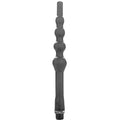 ALL BLACK - DOCCIA ANALE CON PERLINE IN SILICONE 27 CM – Dildo anali