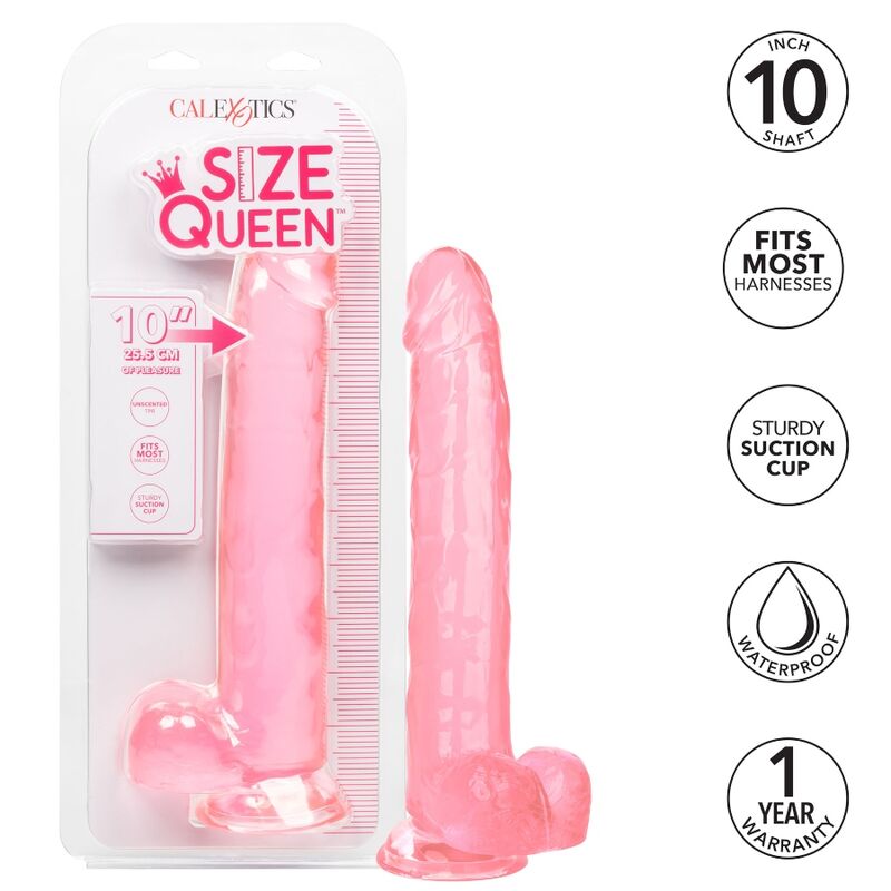 CALEXOTICS - DILDO REGINA TAGLIA ROSA 25.5 CM – Falli senza vibrazioni – foto 2
