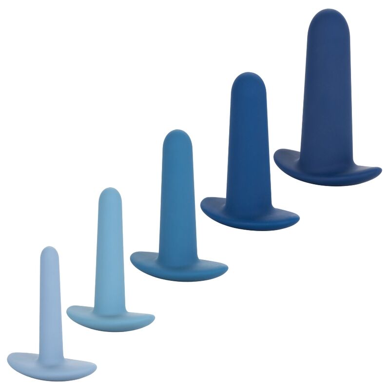 CALEXOTICS - SET PER ALLENAMENTO ANALE INDOSSABILE 5 PEZZI – Tappi anali – foto 2