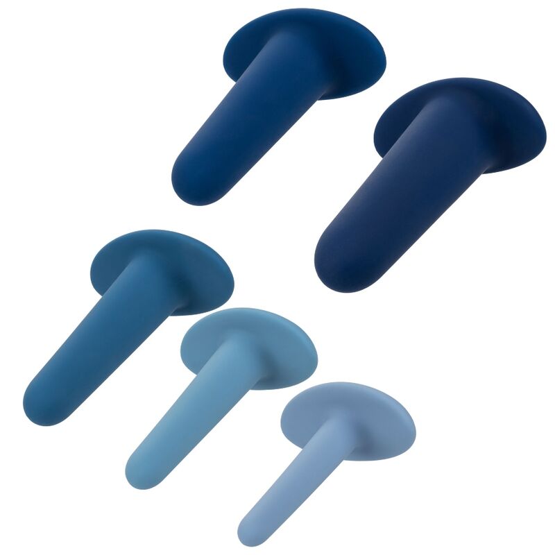 CALEXOTICS - SET PER ALLENAMENTO ANALE INDOSSABILE 5 PEZZI – Tappi anali – foto 5