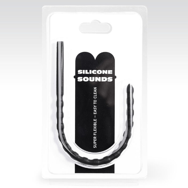 ALL BLACK - SONDA URETRALE IN SILICONE DA 6/8 MM – Dilatatori per il nuovo piacere BDSM – foto 2