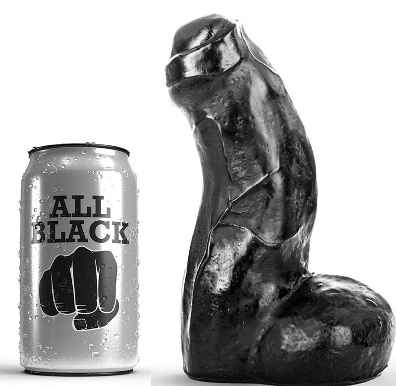 ALL BLACK - DONG NERO REALISTICO 17 CM – Peni realistici