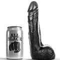 ALL BLACK - DILDO REALISTICO NERO MORBIDO 20 CM – Peni realistici