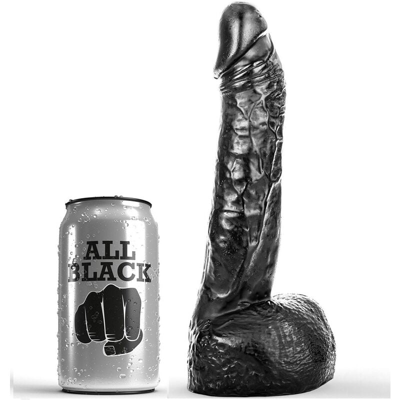 ALL BLACK - DILDO CON PUGNO 20 CM – Peni realistici