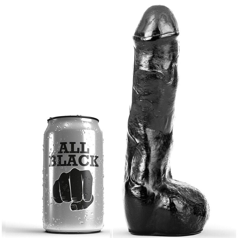 ALL BLACK - PENE ANALE REALISTICO 20 CM – Peni realistici