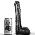 ALL BLACK - PENE ANALE REALISTICO 23 CM – Peni realistici
