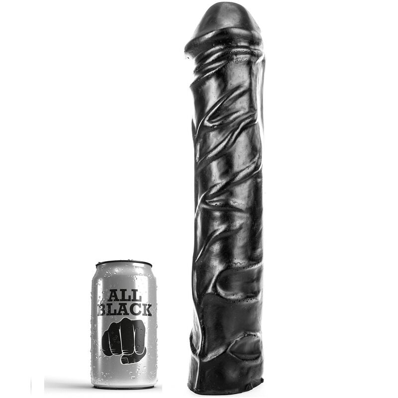 ALL BLACK - DILDO GIGANTE CON PUGNO MORBIDO 32 CM – Peni realistici