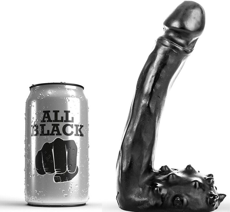 ALL BLACK - DILDO REALISTICO 19 CM – Dildo con punto G