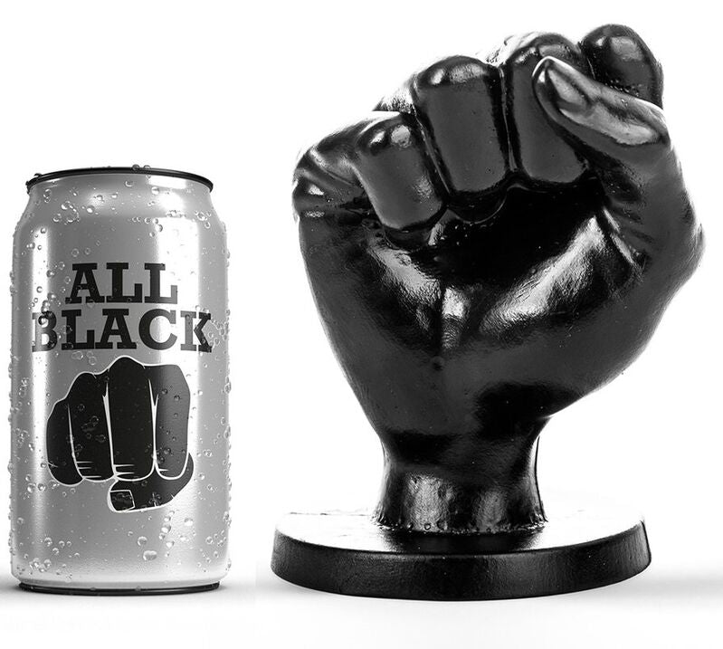 ALL BLACK - PUGNO ANALE 14 CM – Mani