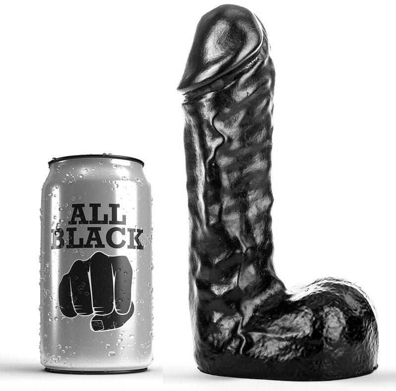 ALL BLACK - DONG 19 CM – Peni realistici