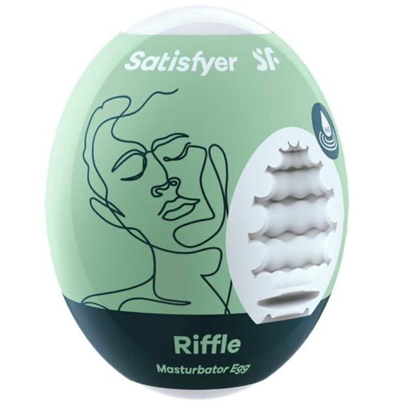 SATISFYER - UOVO MASTURBATORE RIFFLE – Vari masturbatori