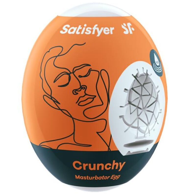 SATISFYER - UOVO MASTURBATORE CRUNCHY – Vari masturbatori