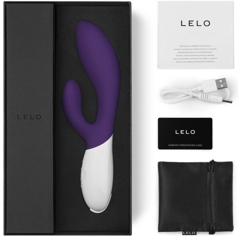 LELO - INA WAVE 2 VBRADOR LUXURY SPECIALE MOVIMENTO LILLA – Vibratori di coniglio – foto 3