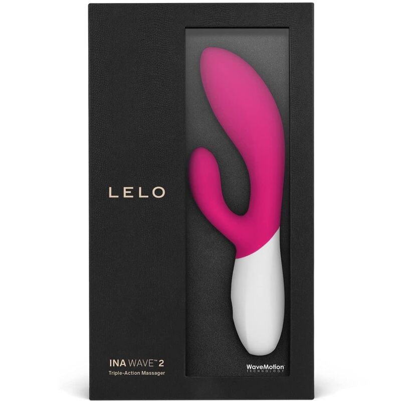 LELO - INA WAVE 2 VBRADOR LUXURY SPECIALE MOVIMENTO CERISE – Vibratori di coniglio – foto 4