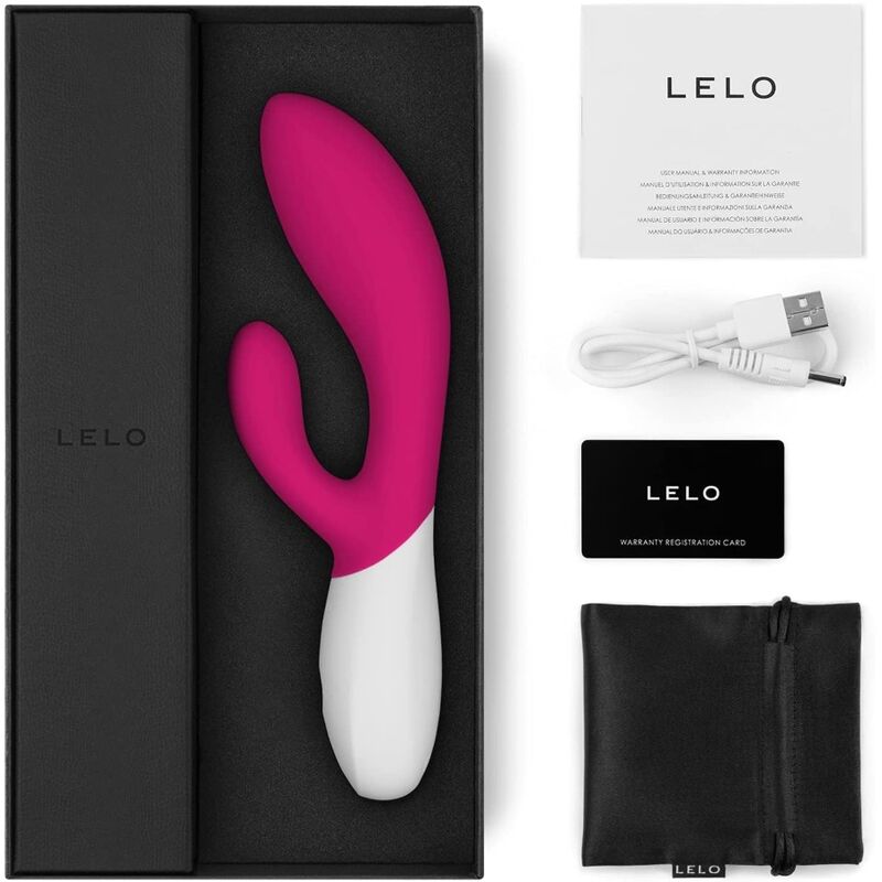 LELO - INA WAVE 2 VBRADOR LUXURY SPECIALE MOVIMENTO CERISE – Vibratori di coniglio – foto 3