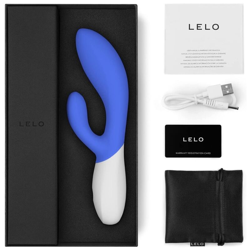 LELO - INA WAVE 2 VBRADOR LUXURY SPECIAL MOVIMENTO CIELO DELLA CALIFORNIA – Vibratori di coniglio – foto 3