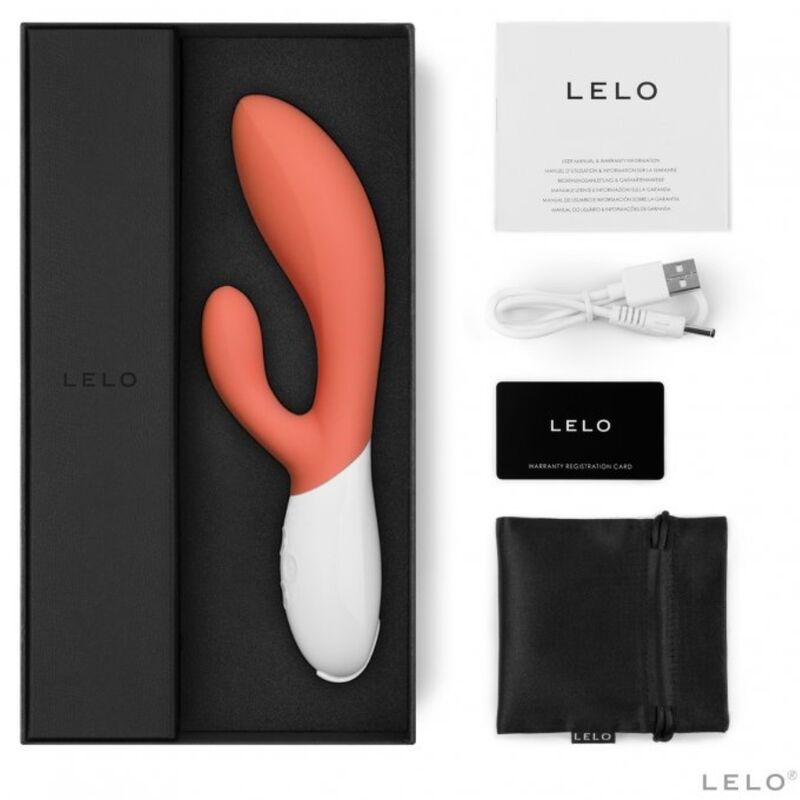 LELO - INA 3 VIBRATORE DI LUSSO CONIGLIO CORALLO – Vibratori di coniglio – foto 2