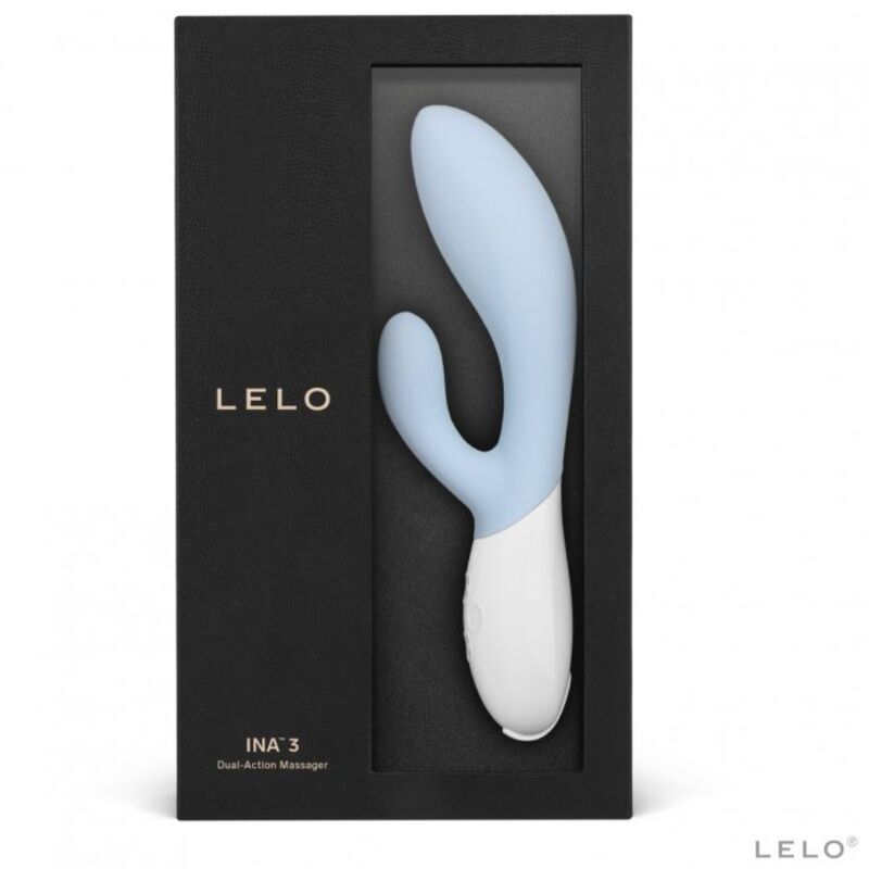 LELO - VIBRATORE INA 3 LUXURY CELESTE – Vibratori di coniglio – foto 3
